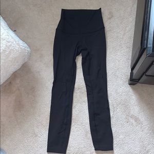 black 25” lululemon leggings